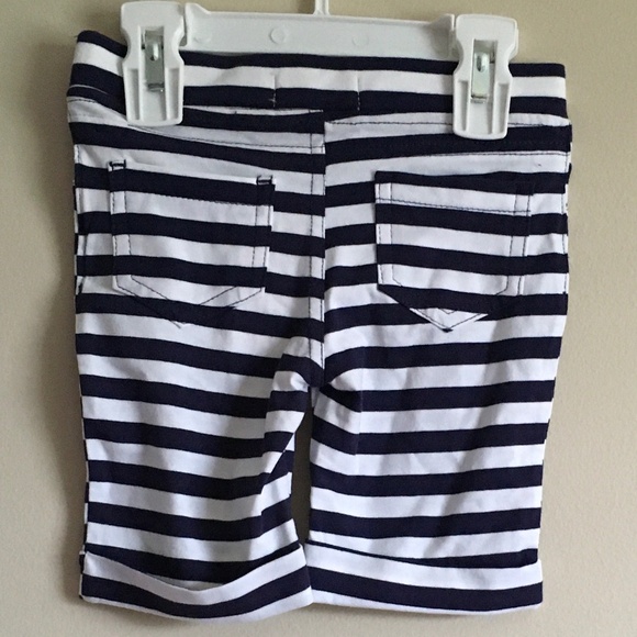 Epic Threads Little Girl Blue/White Striped Shorts size 3T. - Picture 2 of 5